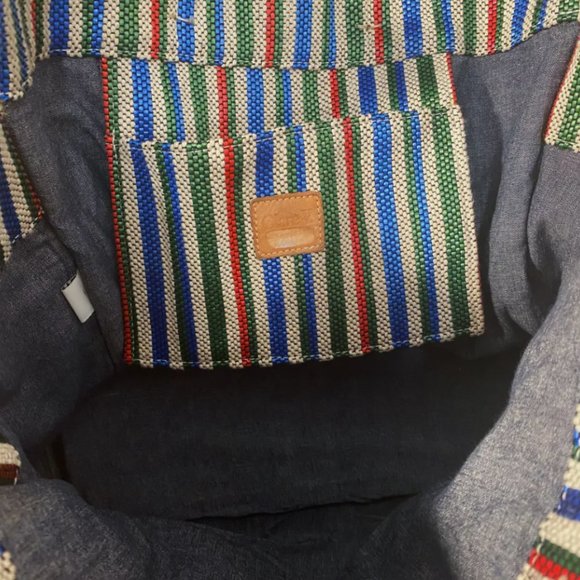 Clare V Garden Stripe Simple Tote - Picture 5 of 5